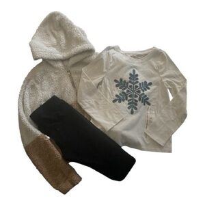 GIRLS SIZE 4/5 BUNDLE-WHITE FAWN-CAT & JACK